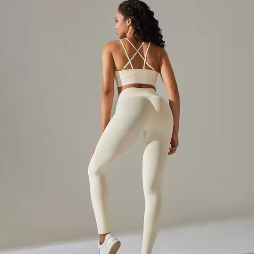 Co-ord Set with Sports Bra and Leggings