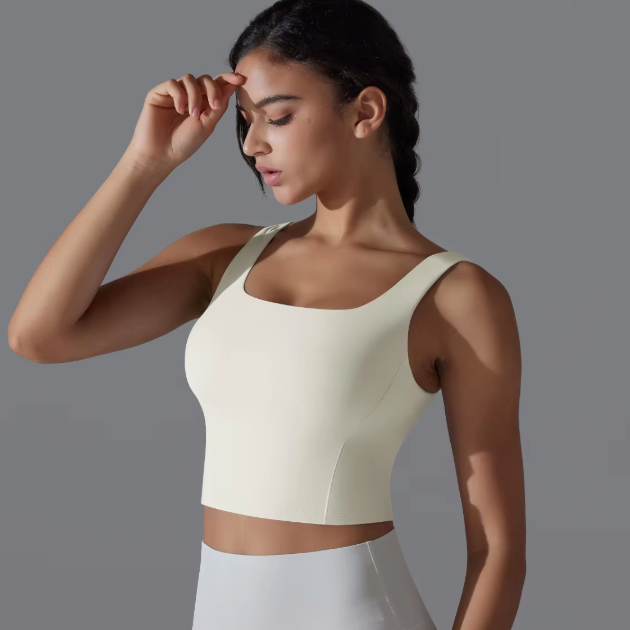 Square Neck Crop Tops