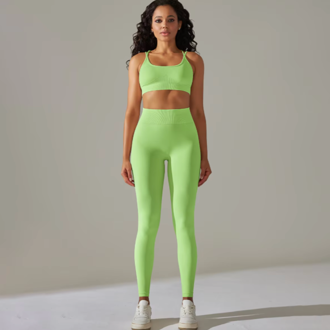 Co-ord Set with Sports Bra and Leggings