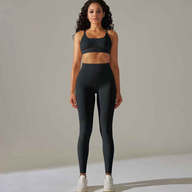 Co-ord Set with Sports Bra and Leggings