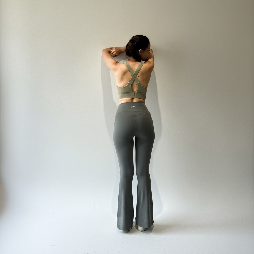 Full length Flair Pants With Front Slit