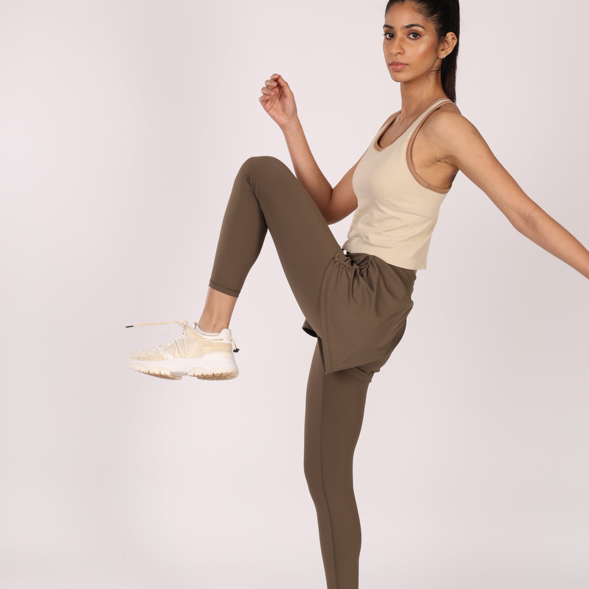 Shorts with Full-Length Leggings