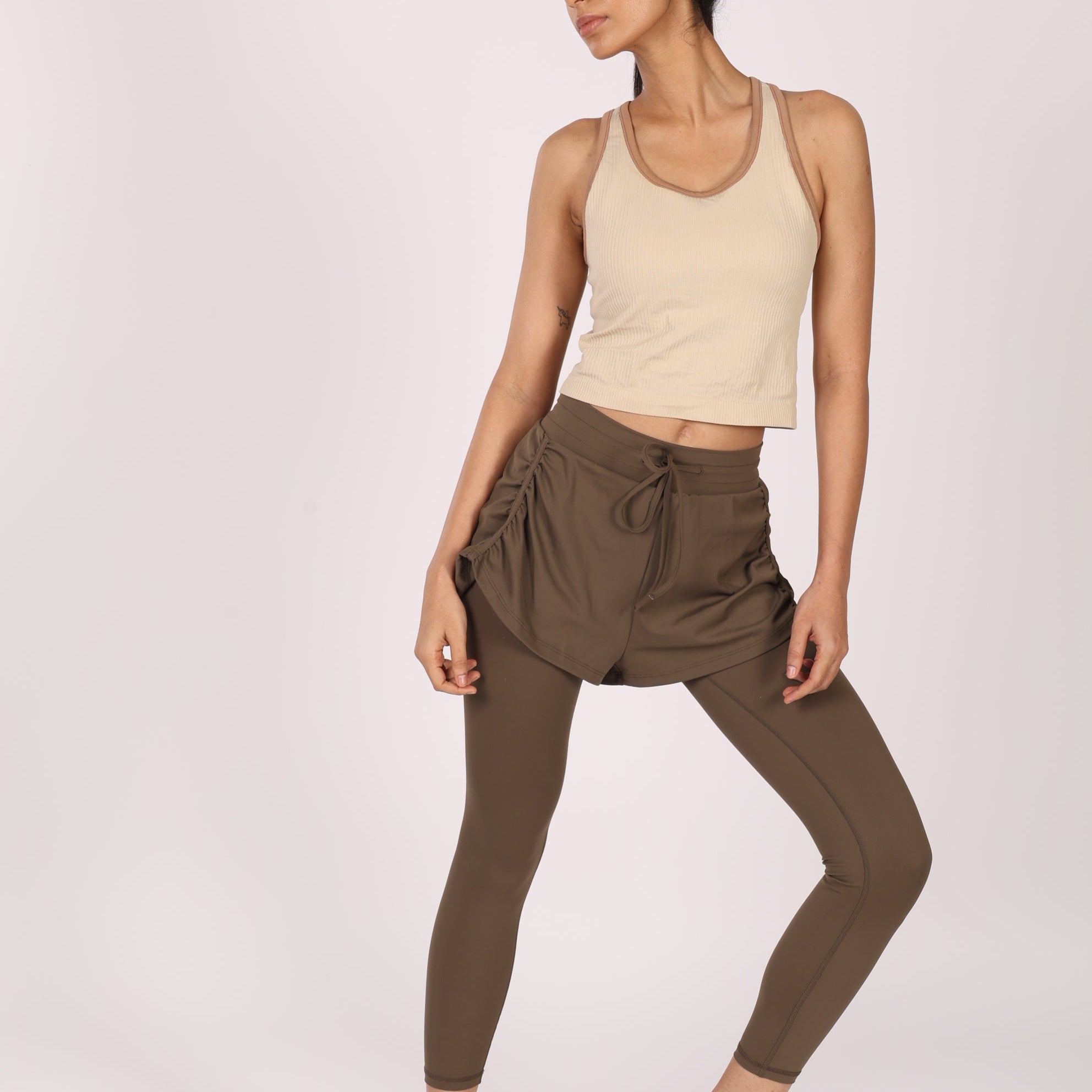 Shorts with Full-Length Leggings