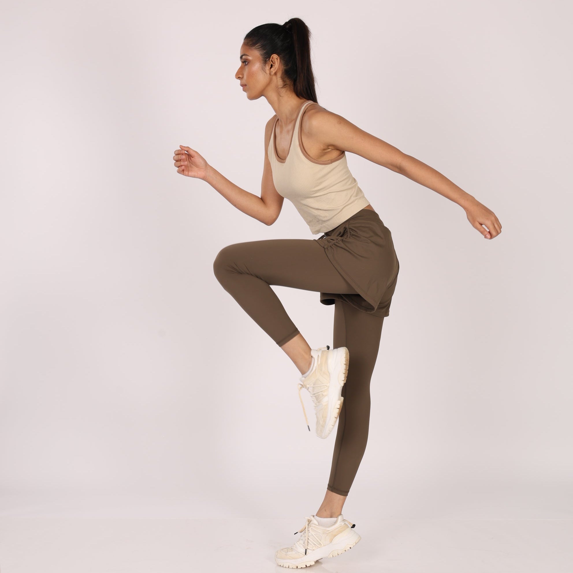 Shorts with Full-Length Leggings
