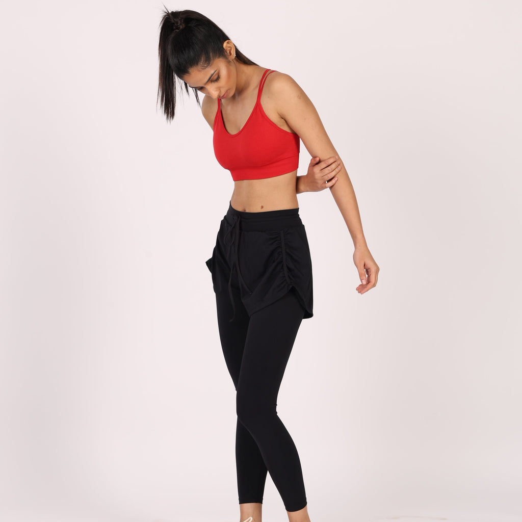 Shorts with Full-Length Leggings