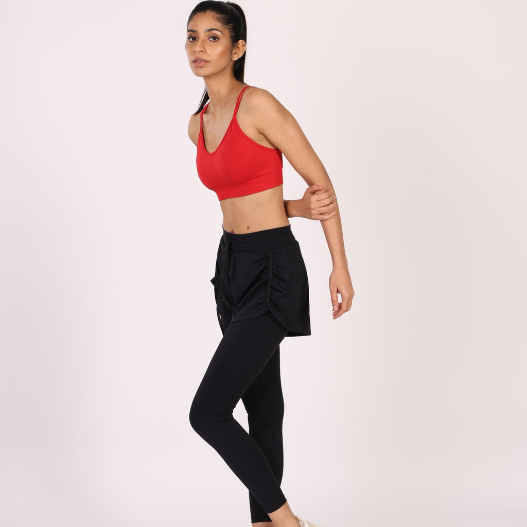 Shorts with Full-Length Leggings