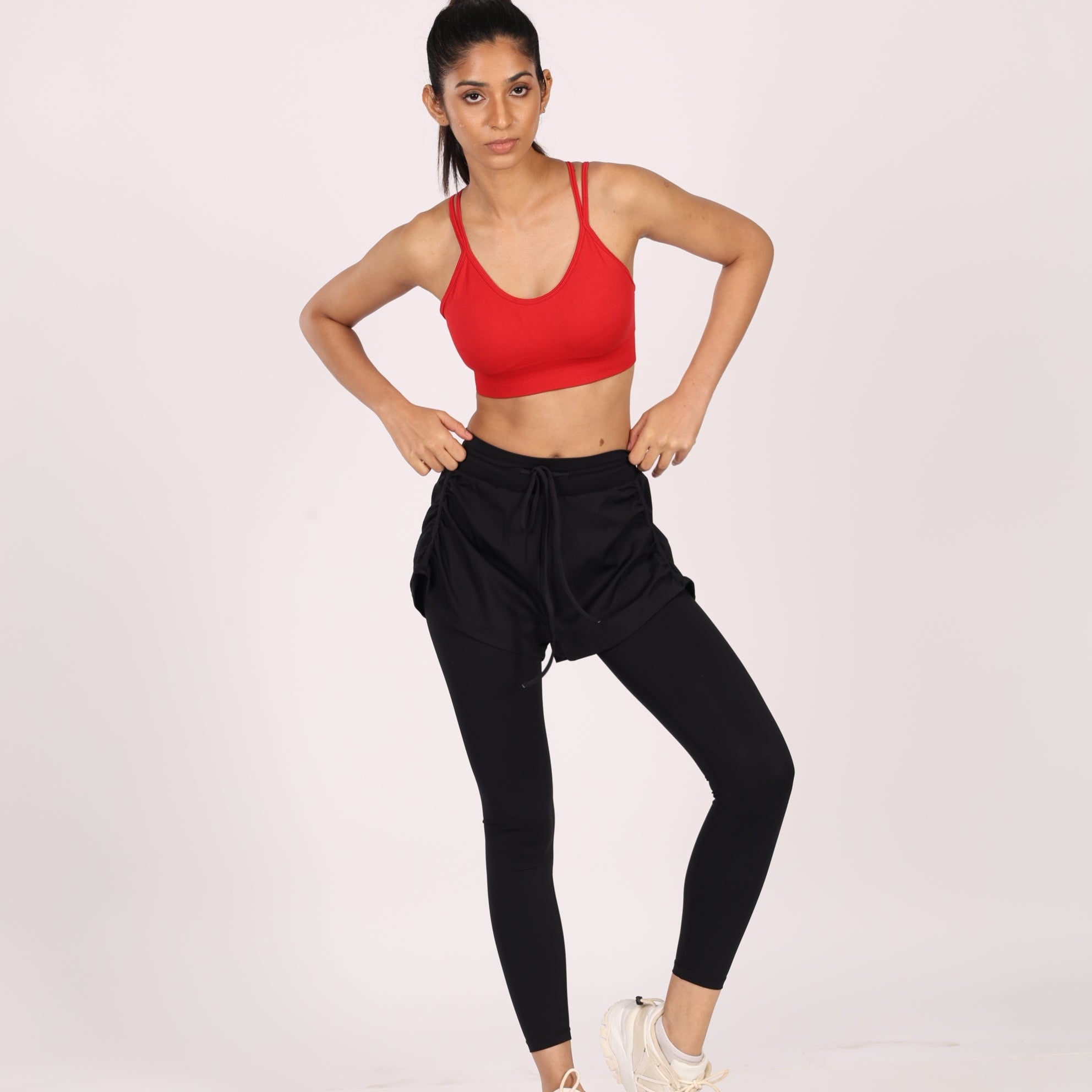 Shorts with Full-Length Leggings