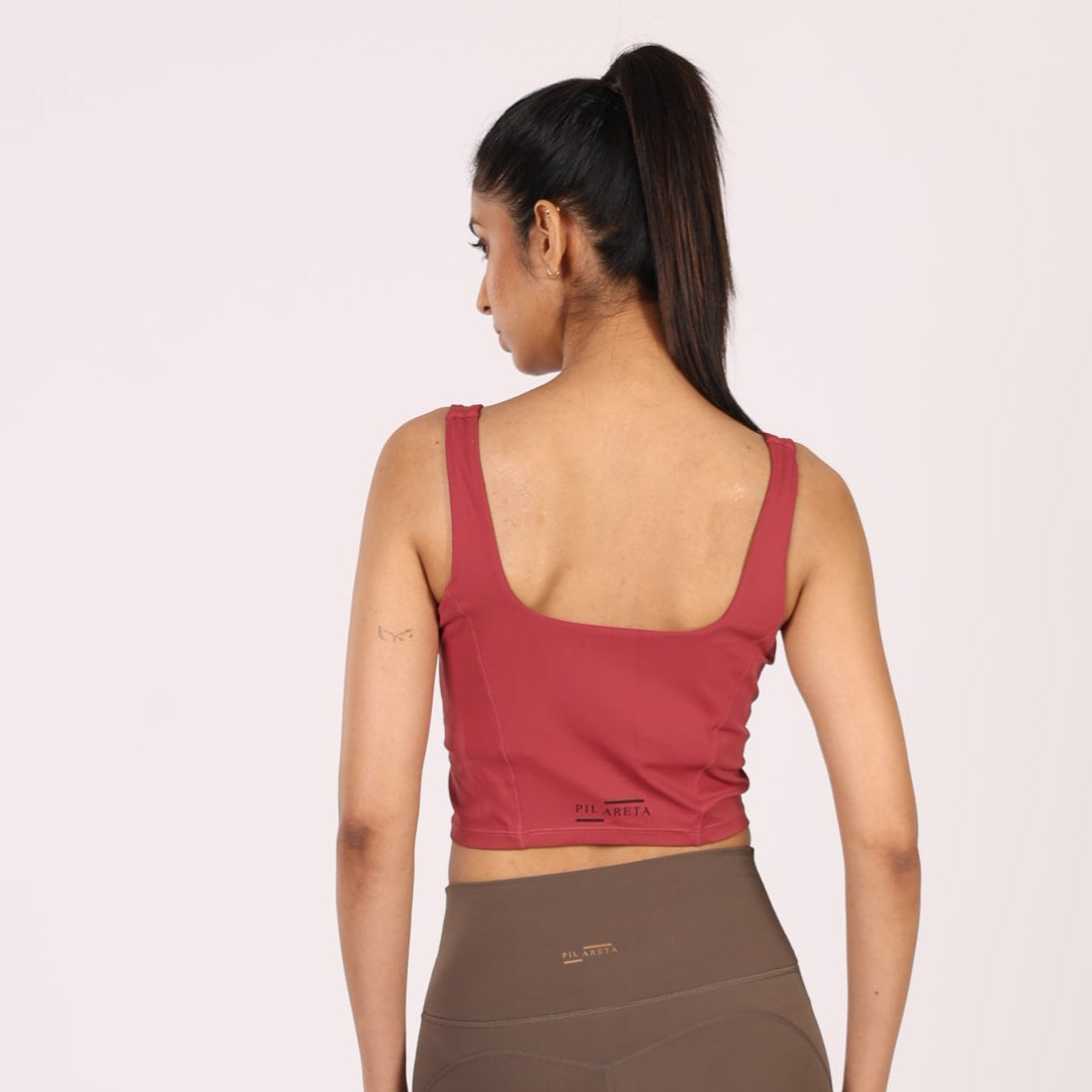 Square Neck Crop Tops