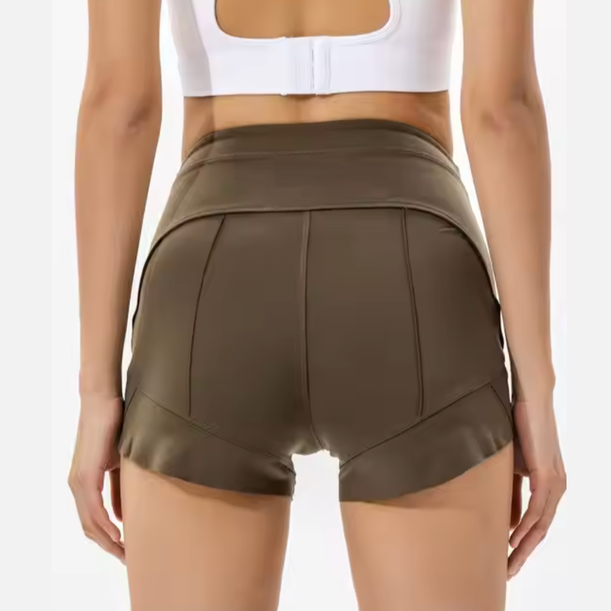 Frill-Edge Running Shorts
