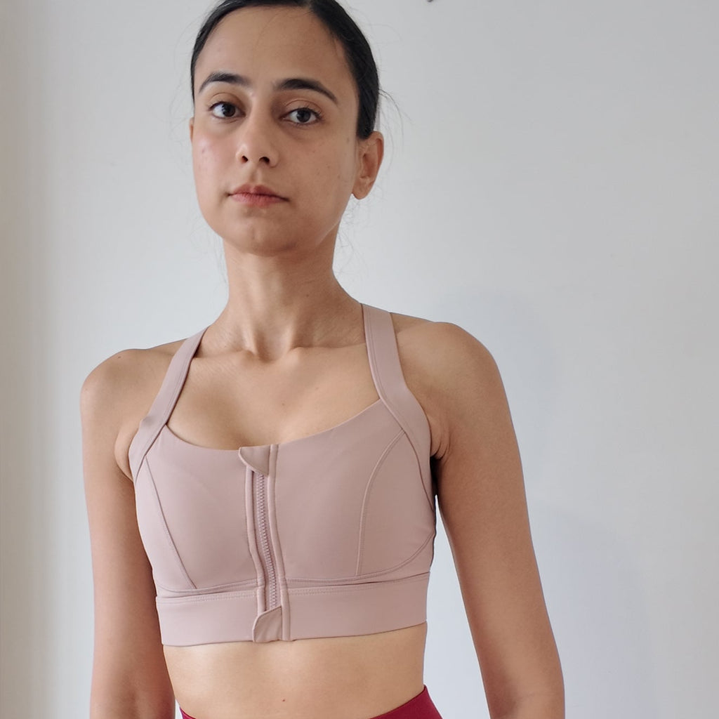 High Impact Bra With Halter Straps