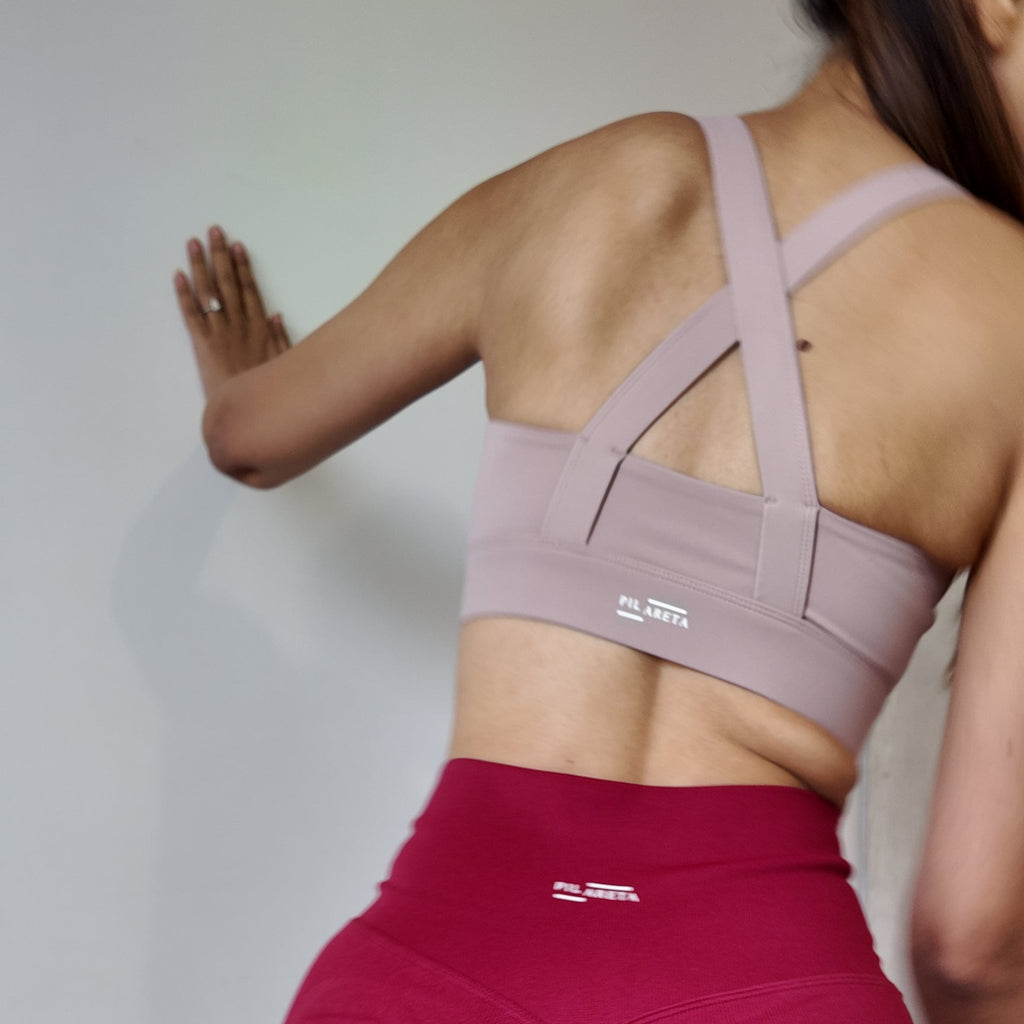 High Impact Bra With Halter Straps