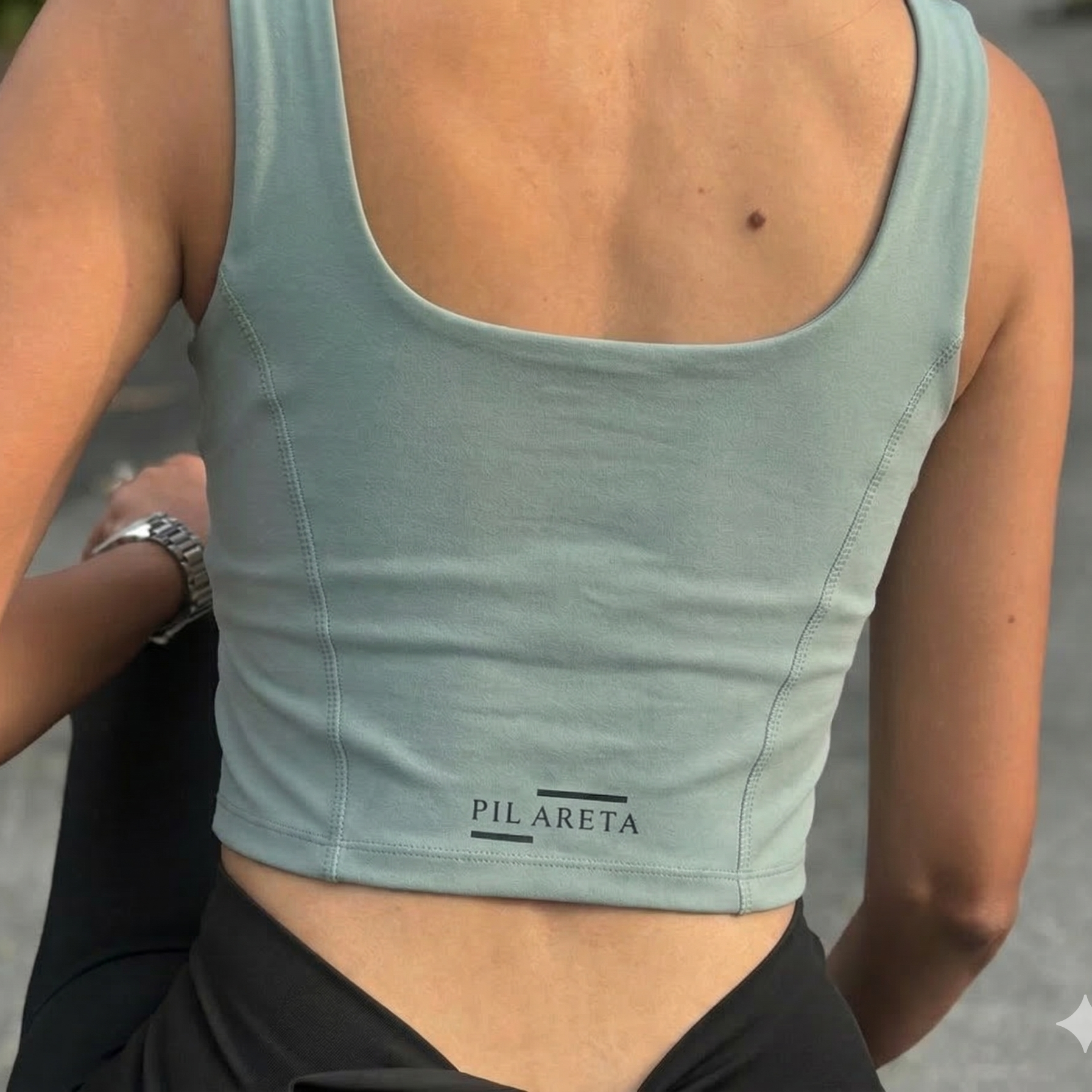 Square Neck Crop Tops