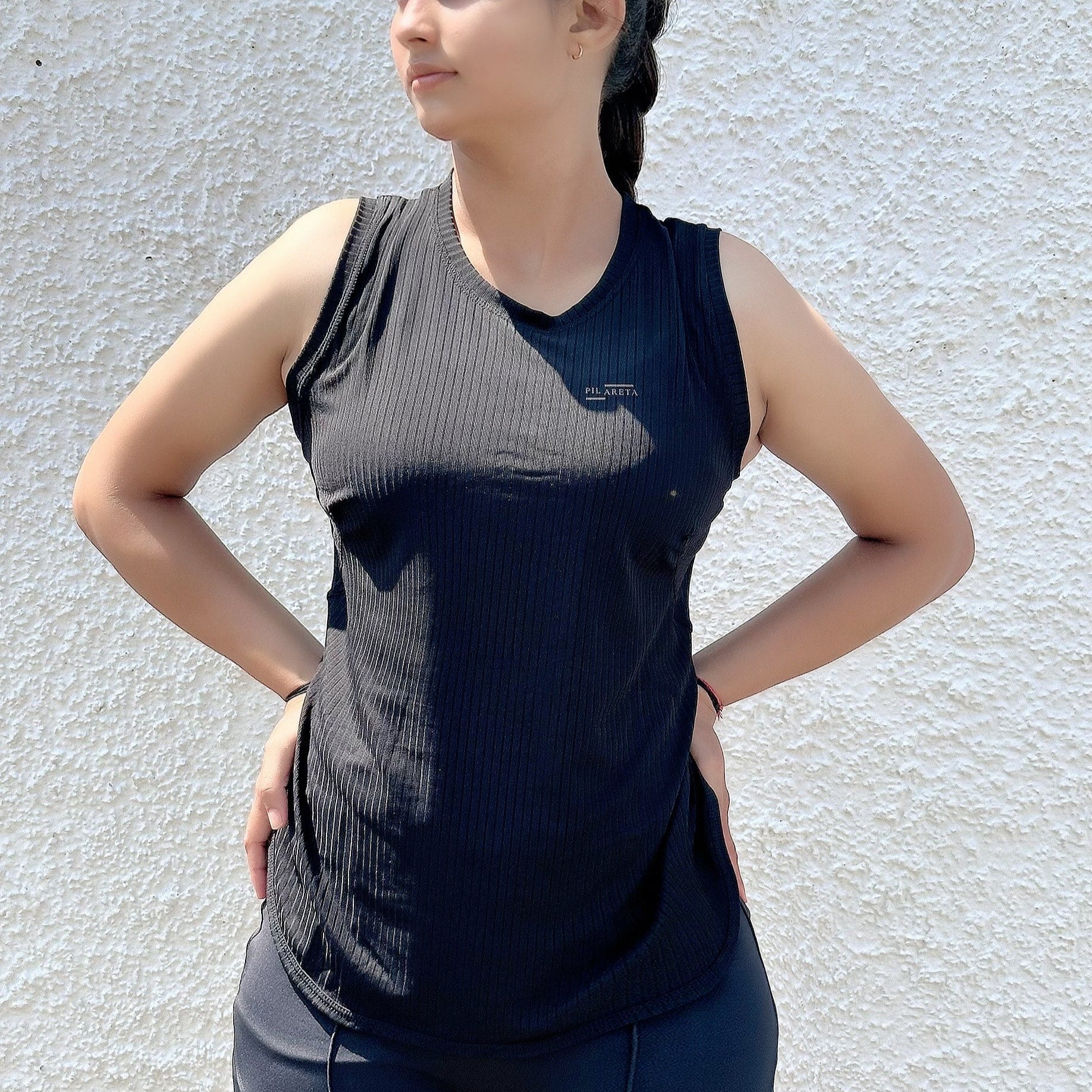 Cut-Sleeve Running T-Shirt