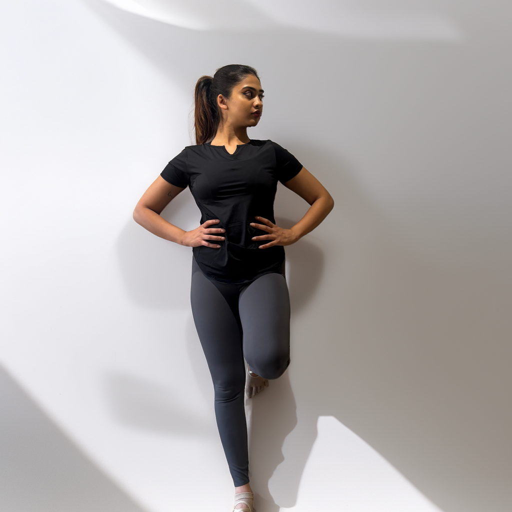 Leggings With Front Zip