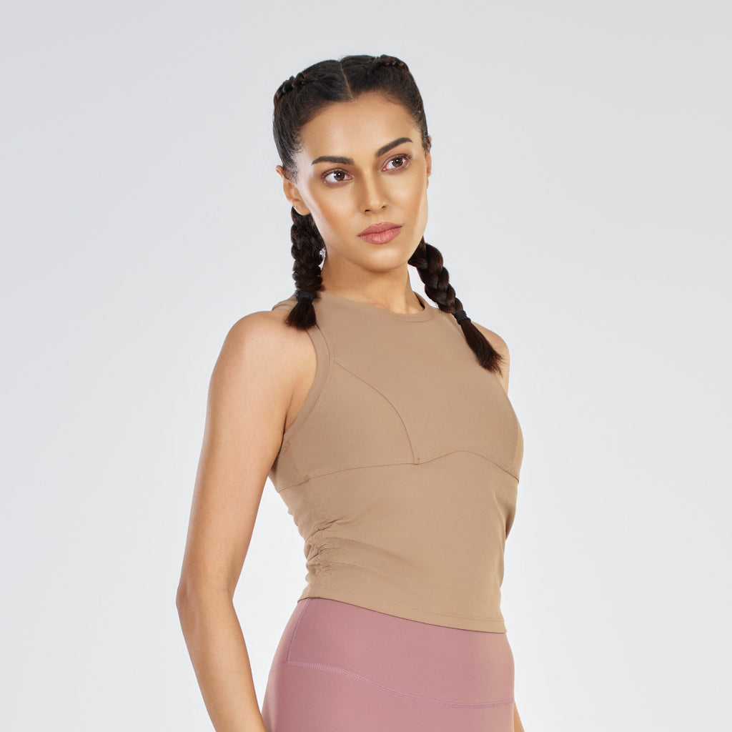 Cut Sleeves Padded Top