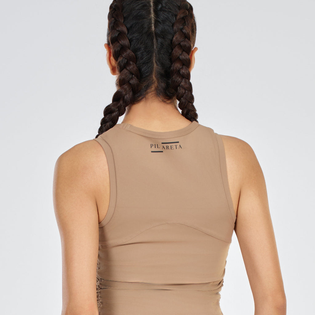 Cut Sleeves Padded Top