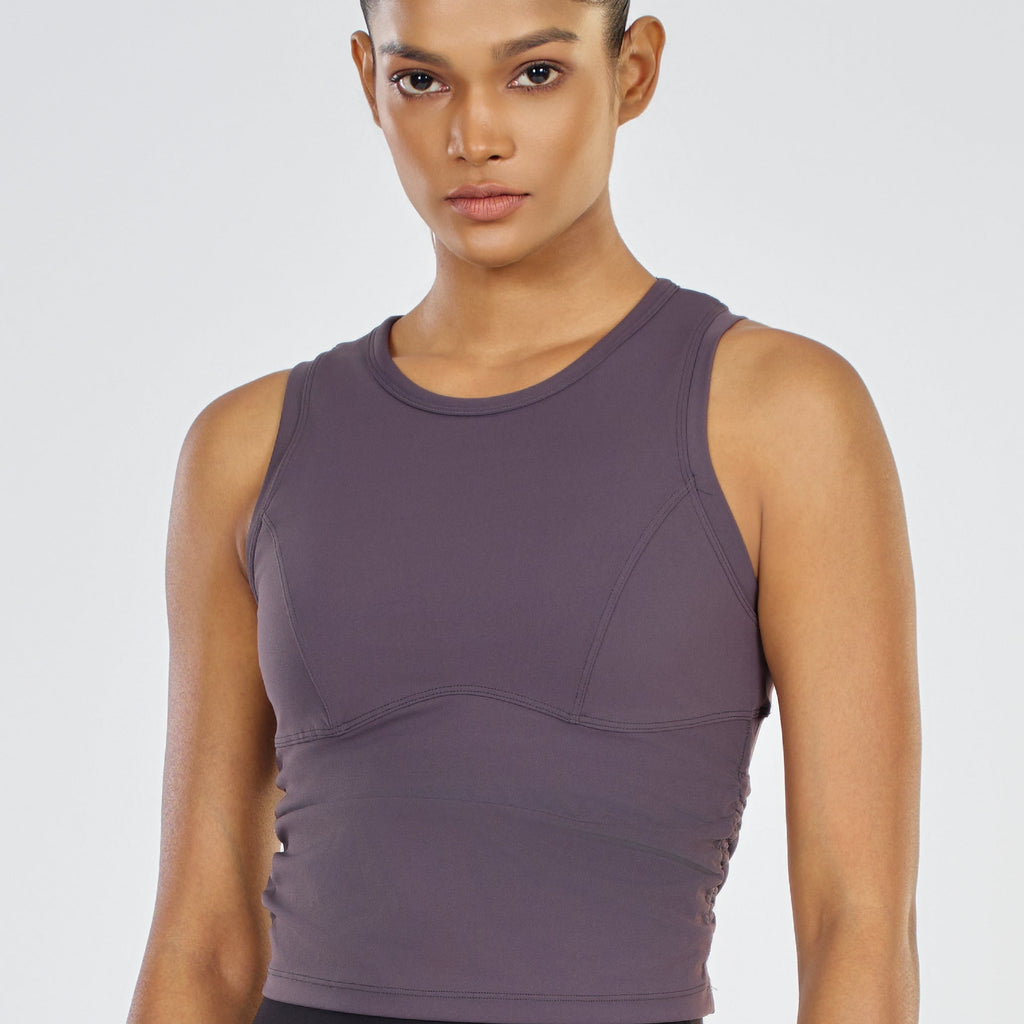 Cut Sleeves Padded Top