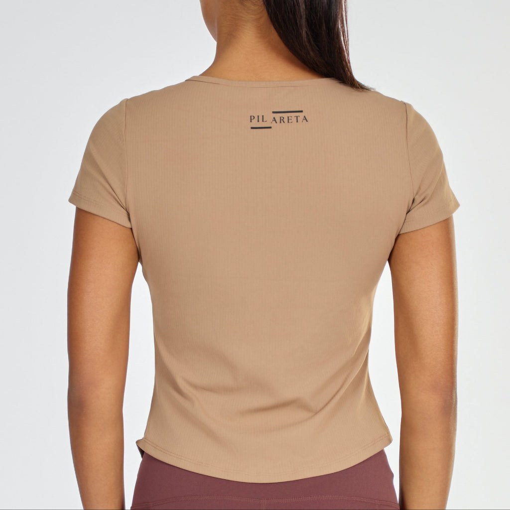 V-Neck Slim Fit Padded Top