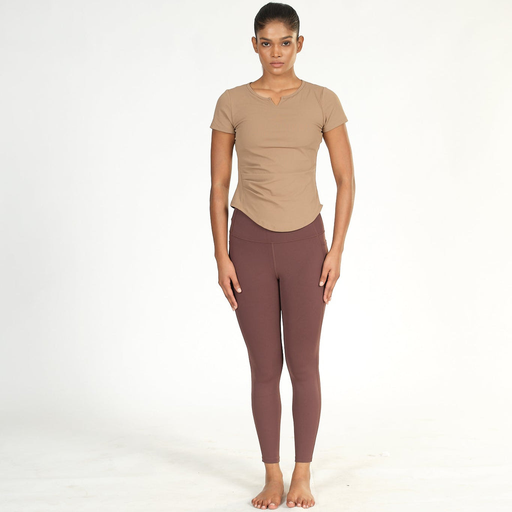 V-Neck Slim Fit Padded Top