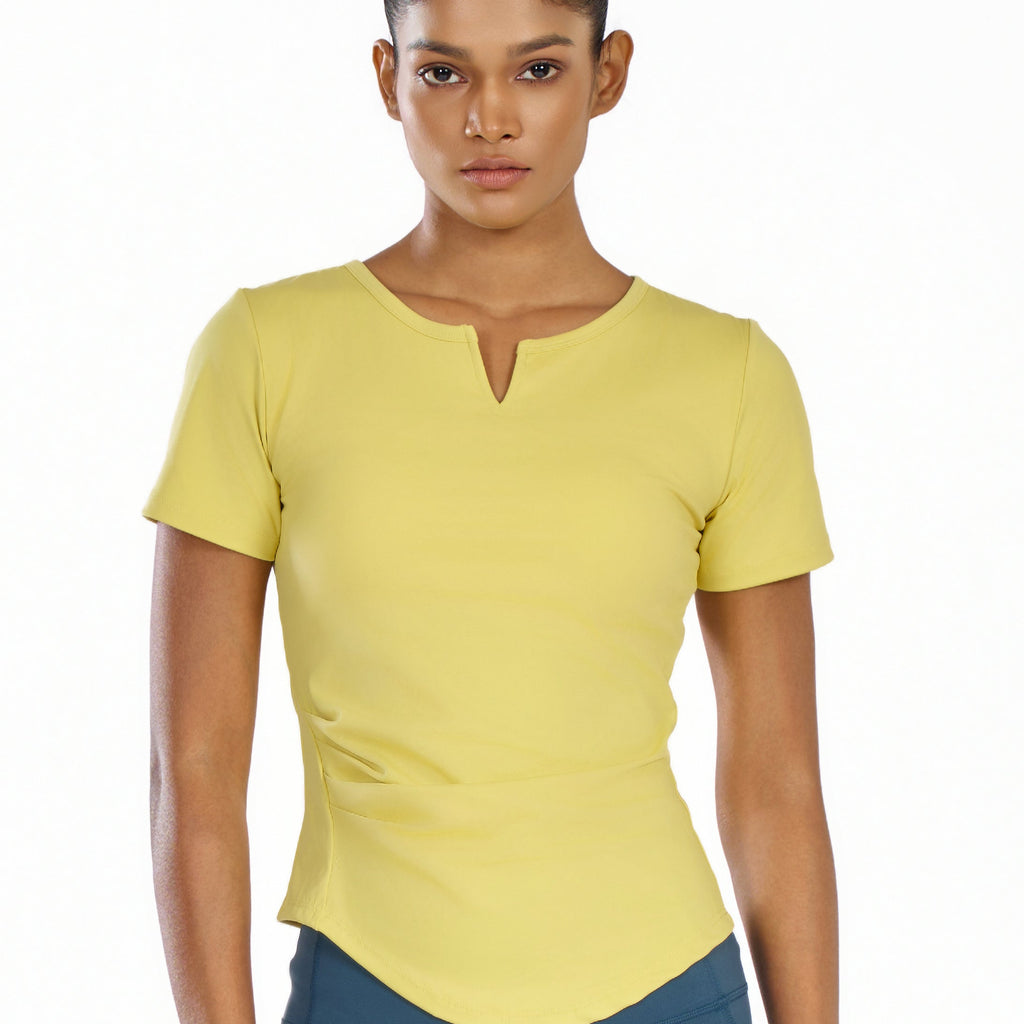 V-Neck Slim Fit Padded Top