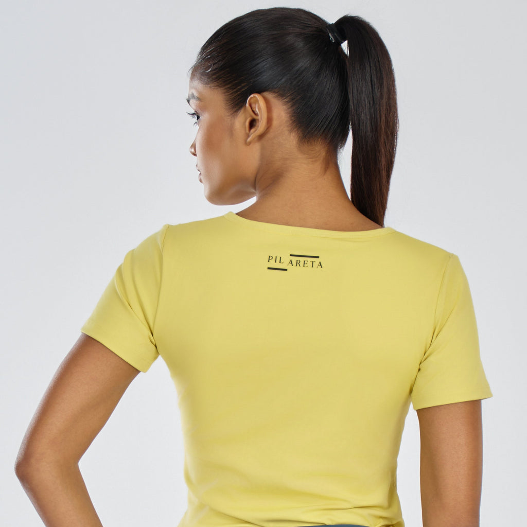V-Neck Slim Fit Padded Top