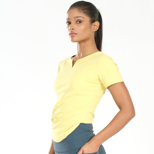 V-Neck Slim Fit Padded Top