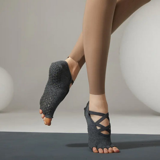 Front Double Strap Open Toe Grippies