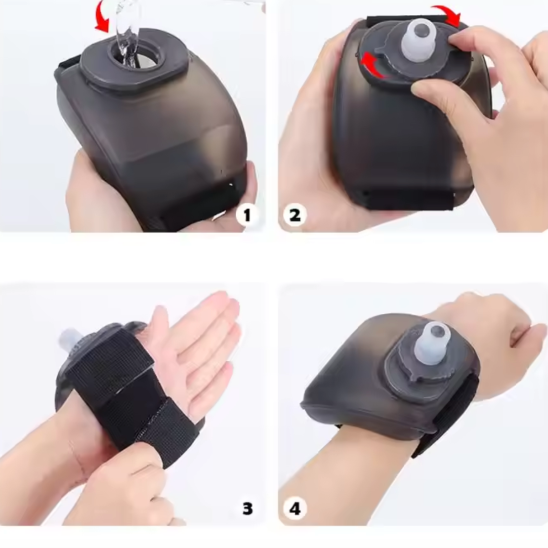 Portable Handheld Wrist Water Bottle